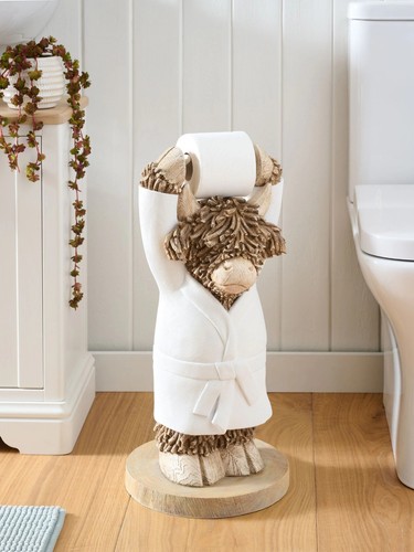 Natural toilet roll holder - toilet,